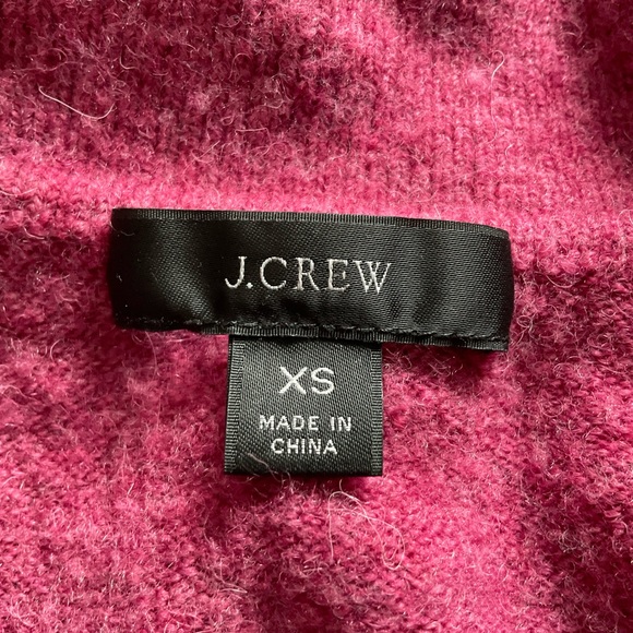 J Crew Red Cashmere Collar Neck Sweater - Picture 2 of 2
